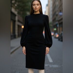 NWT. All Saints Black Mini  Dress